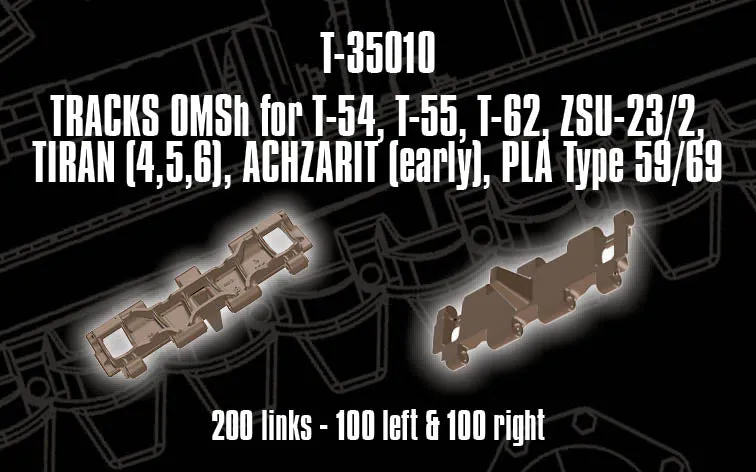ROSSAGRAPH QuickTracks T-35010 bandlarv T-54 T-55 T-62