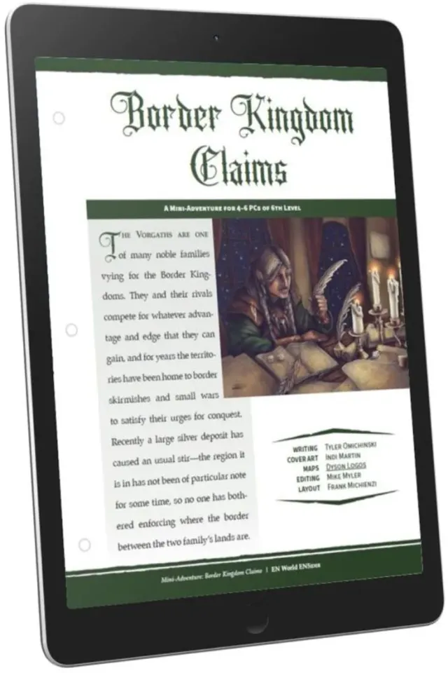 EN Publishing Mini-Adventure Border Kingdom Claims äventyr PDF nivå 6