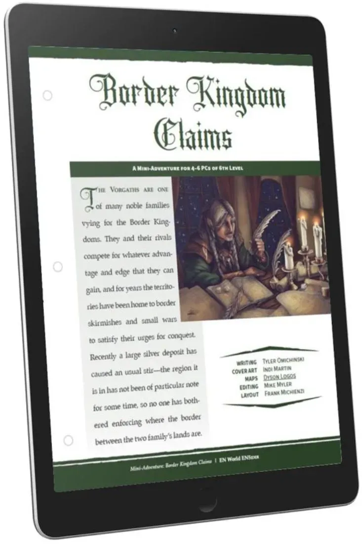 EN Publishing Mini-Adventure Border Kingdom Claims äventyr PDF nivå 6