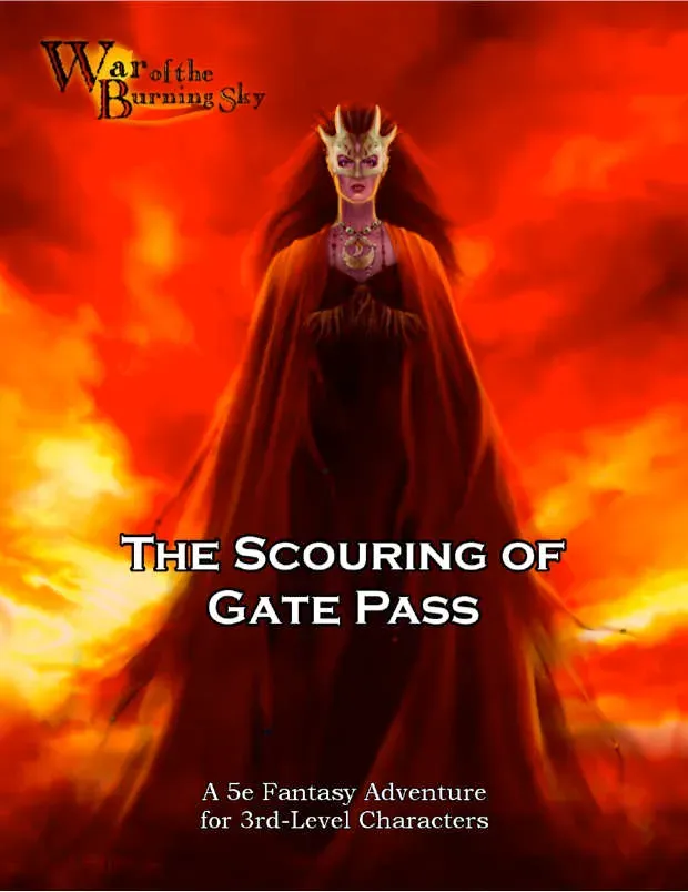 EN Publishing War of the Burning Sky 1 Scouring of Gate Pass äventyr