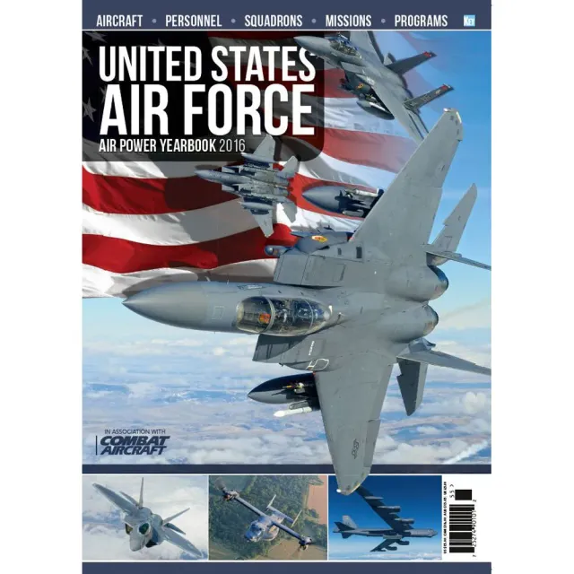 US Air Force Air Power Yearbook 2016 tidning 100 sidor