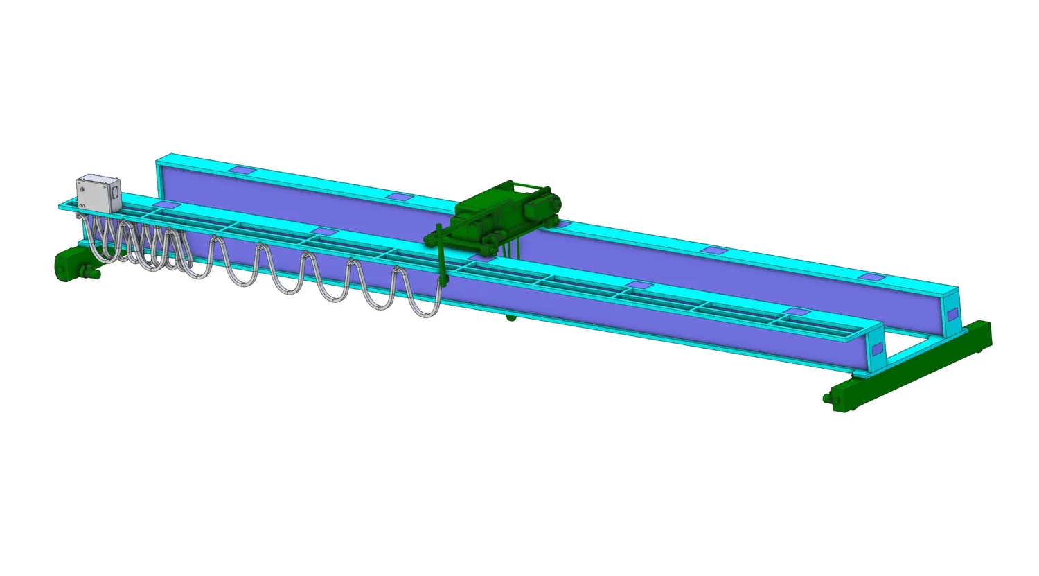 PJM Models GBRf Depot Crane byggsats OO-skala travers