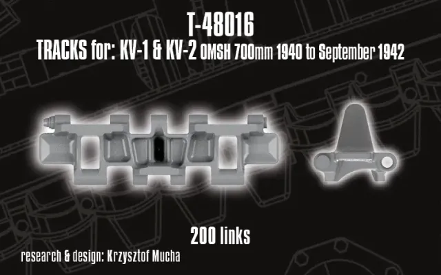 Rossagraph QuickTracks T-48016 bandlarv KV-1 KV-2 1/48