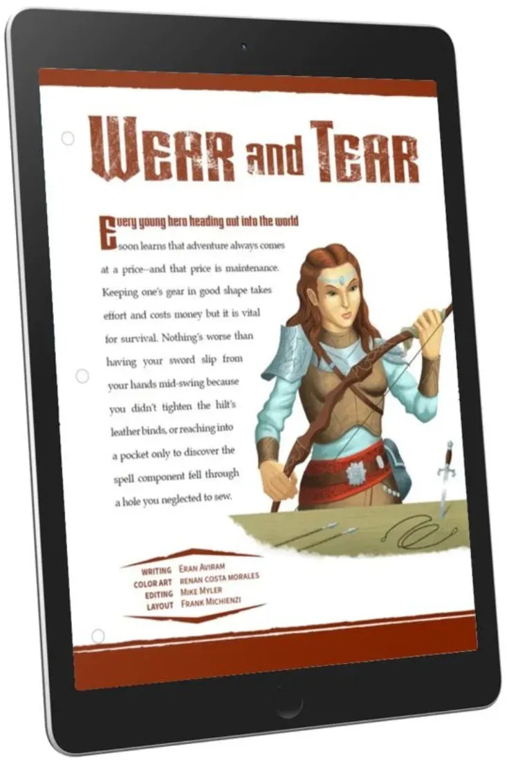 EN Publishing Wear & Tear regeltillägg PDF slitage