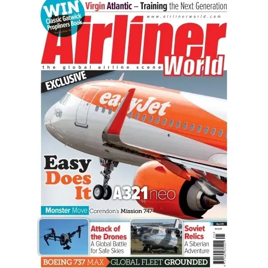 Airliner World maj 2019 tidning lösnummer