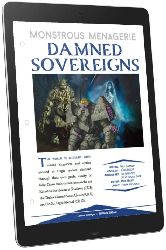 EN Publishing Monstrous Menagerie Damned Sovereigns PDF