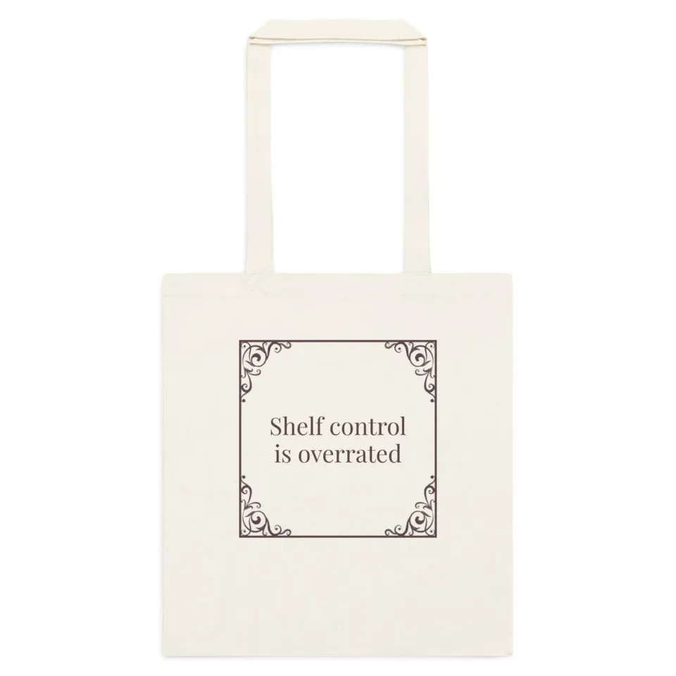 Deckarbokhandeln i Gamla stan Shelf Control tygkasse 10 liter bomull