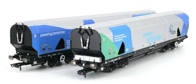 Hornby Drax IIA-D modellvagnar OO Pack 4 biomass