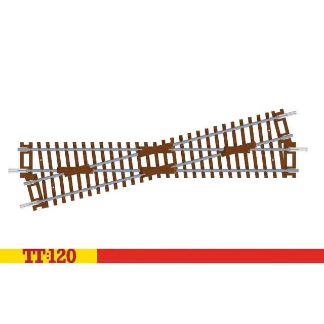 Hornby TT:120 TT8018 diamantkorsning höger räls