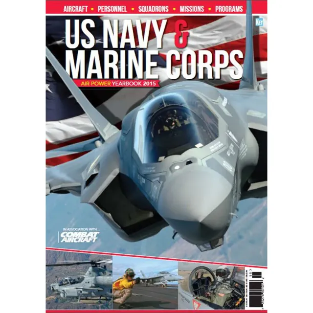 US Navy Marine Corps Air Power Yearbook 2015 tidning flyg