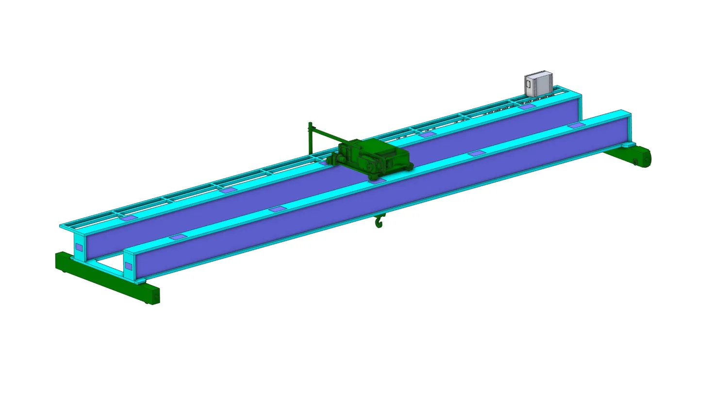 PJM Models GBRf Depot Crane byggsats OO-skala travers