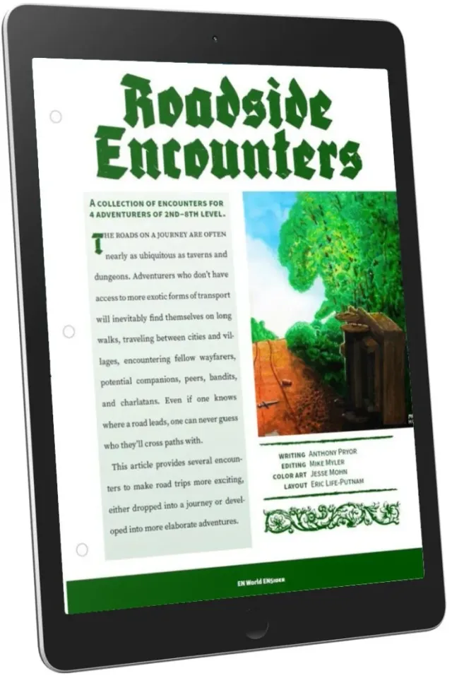 EN Publishing Roadside Encounters möten PDF nivå 2-8