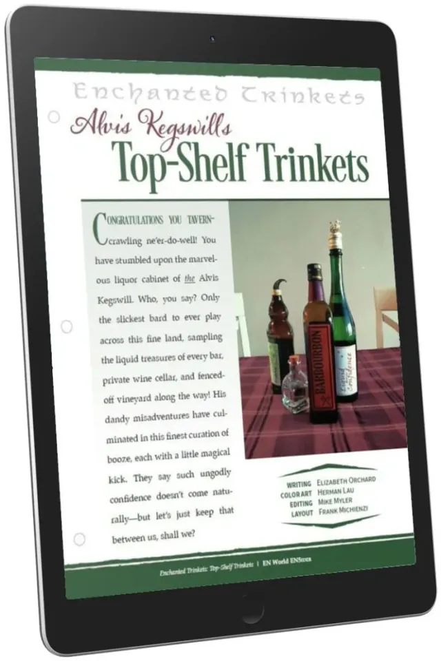 EN Publishing Enchanted Trinkets Top-Shelf dryck PDF