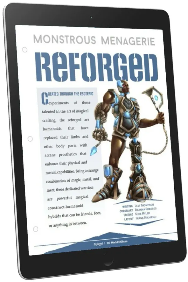 EN Publishing Monstrous Menagerie Reforged monster PDF