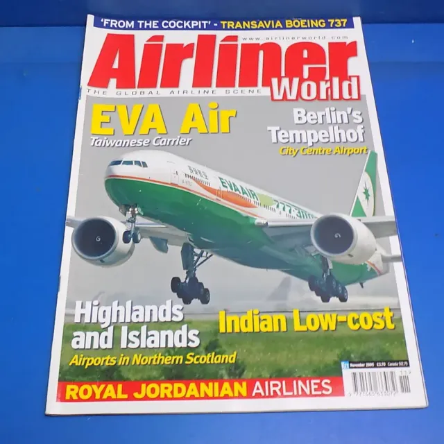 Airliner World November 2005 tidning lösnummer