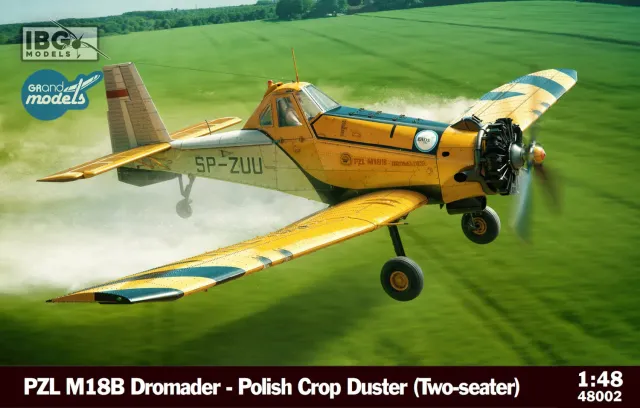 ROSSAGRAPH 48002 PZL M18 Dromader byggsats 1:48 tvåsitsig