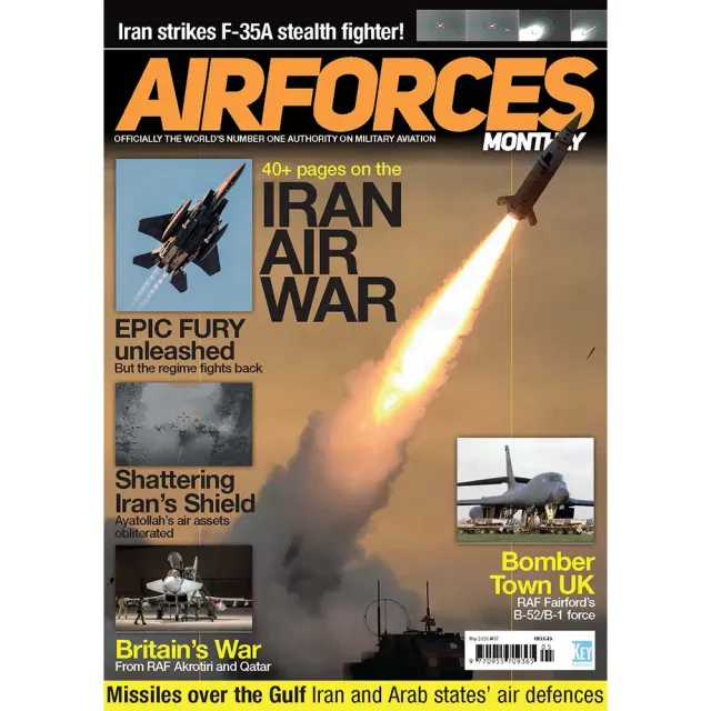 AirForces Monthly maj 2026 tidning Iran-special