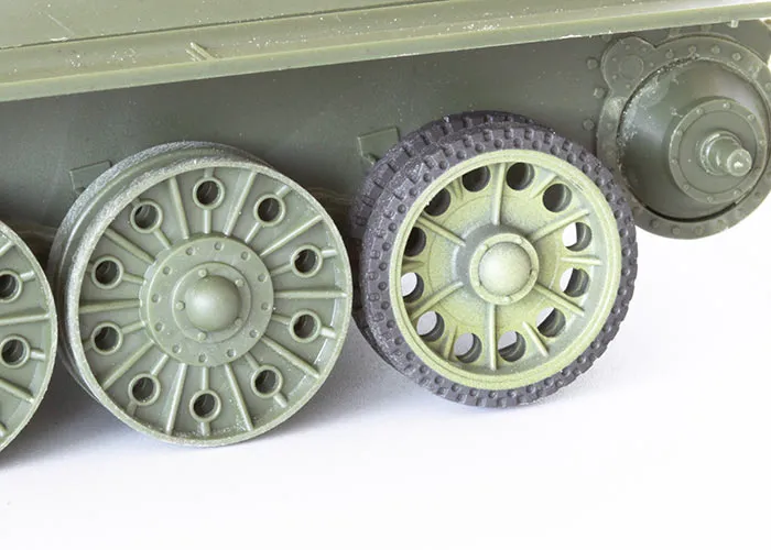 Rossagraph QuickWheel QW-158 målarmask 1:35 T-34/76 ICM