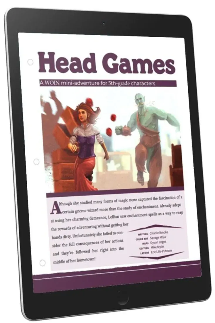 EN Publishing Head Games miniäventyr pdf WOIN nivå 5