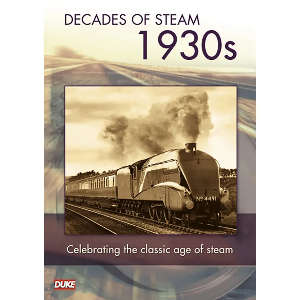 Decade of Steam 1930's DVD-film arkivfilm