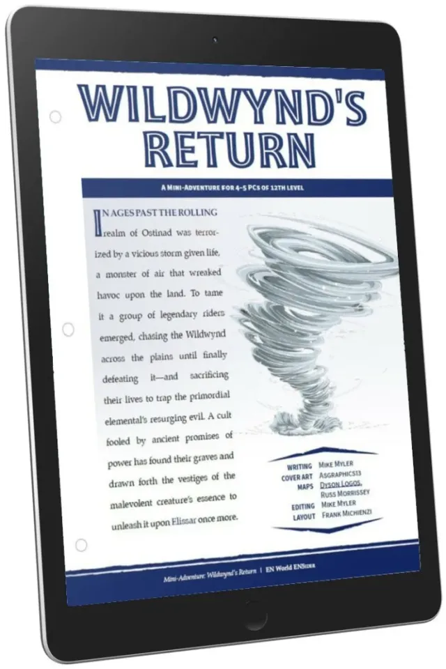 EN Publishing Wildwynds Return miniäventyr pdf nivå 12