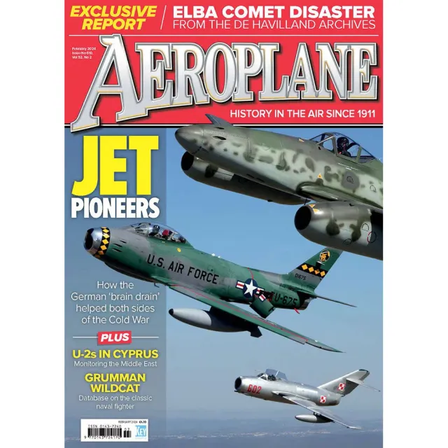 Aeroplane Monthly februari 2024 tidning lösnummer