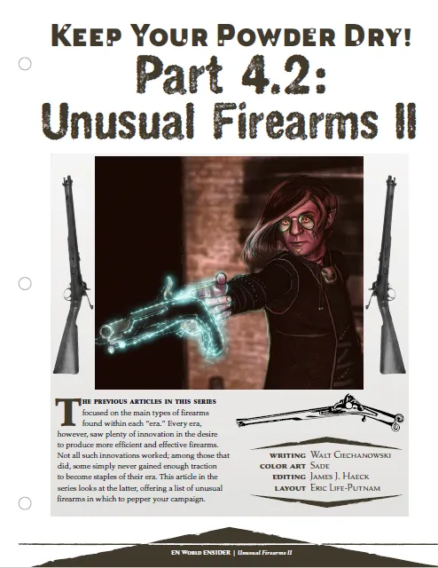 EN Publishing Keep Your Powder Dry Part 4 Unusual Firearms II pdf