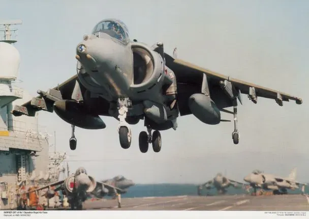 Aviation Archive Harrier GR7 poster A2