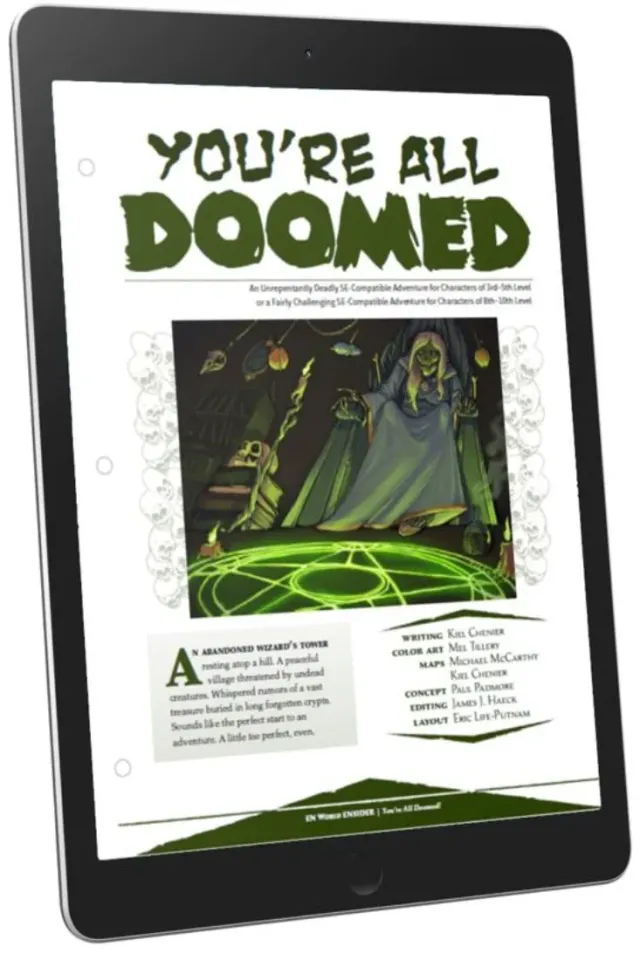 EN Publishing You're All Doomed äventyr PDF nivå 3-5