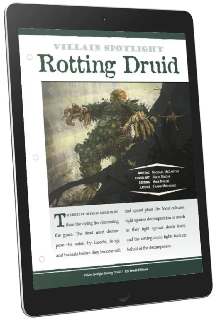 EN Publishing Villain Spotlight Rotting Druid rollspel PDF