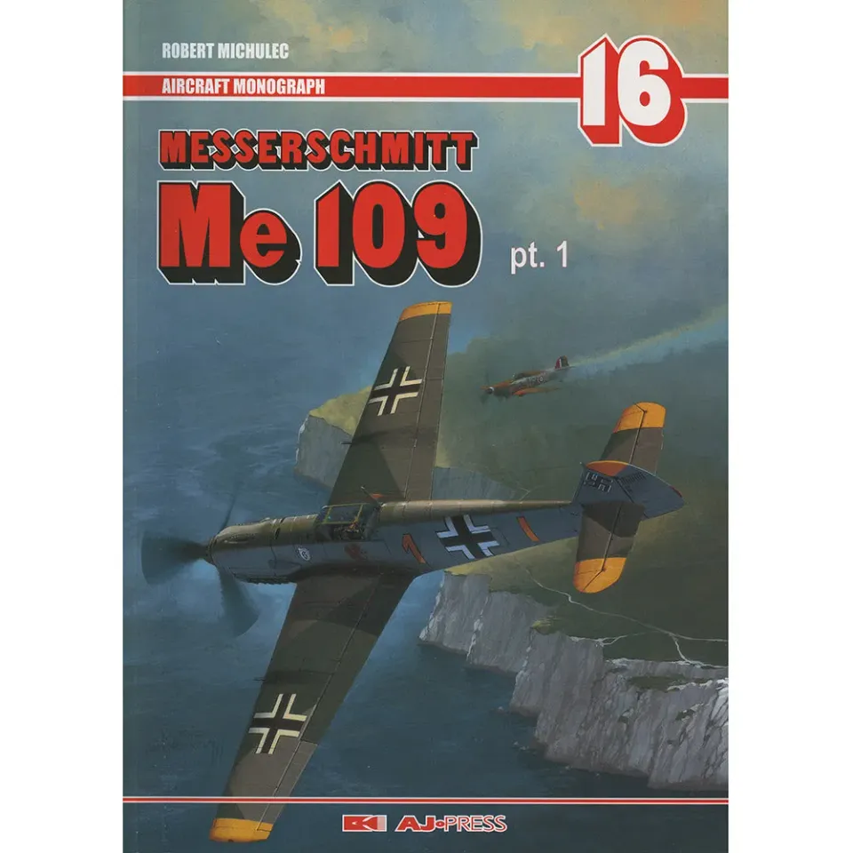 Aircraft Monograph Me 109 Pt.1 bok B-E illustrerad