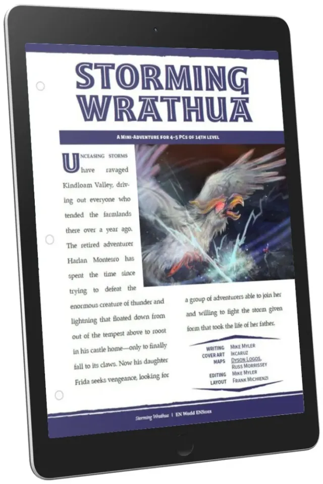 EN Publishing Storming Wrathua miniäventyr PDF elementar