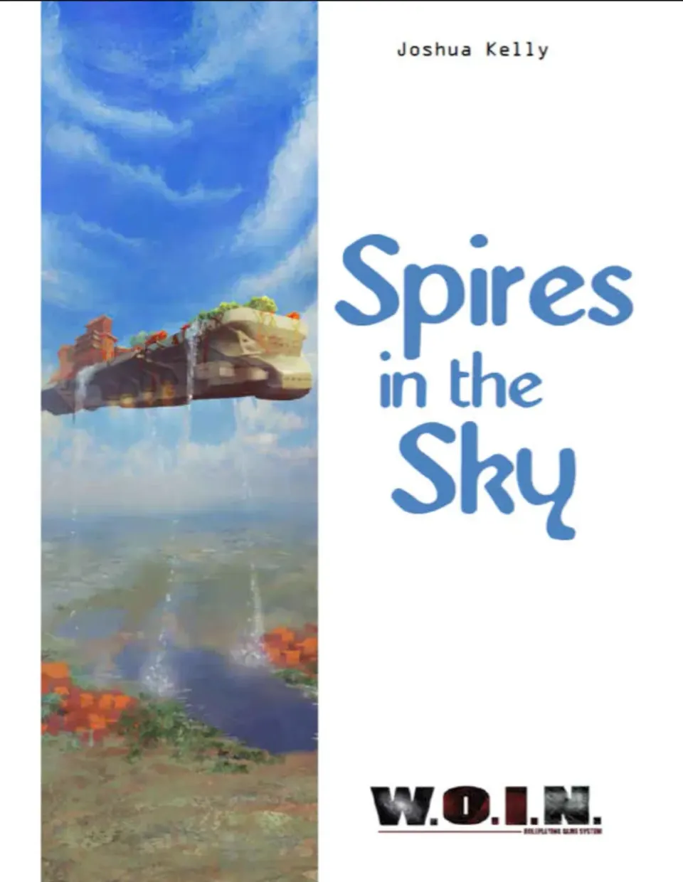 EN Publishing WOIN Spires in the Sky äventyr mjukband + PDF sci-fi