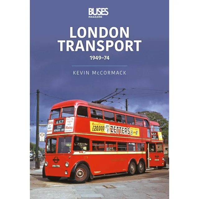 Key London Transport 1949-74 pocketbok 96 sidor bussar