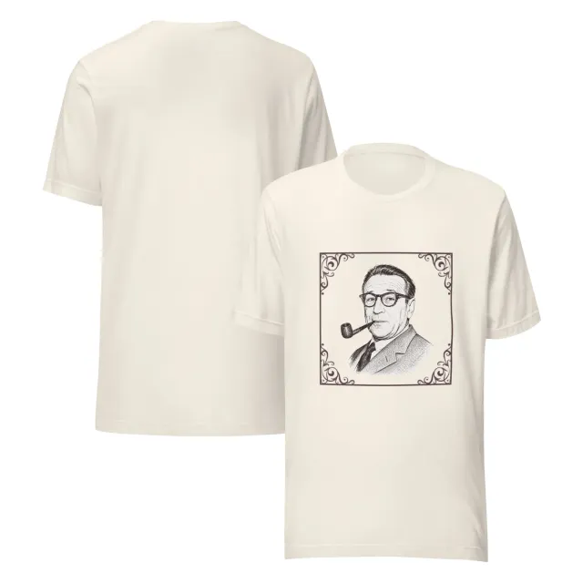 Deckarbokhandeln Georges Simenon t-shirt unisex bomull