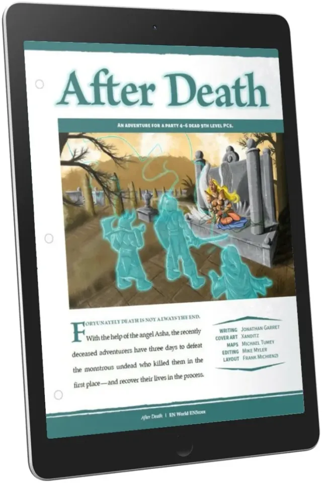 EN Publishing After Death D&D 5e äventyr PDF nivå9 spöken