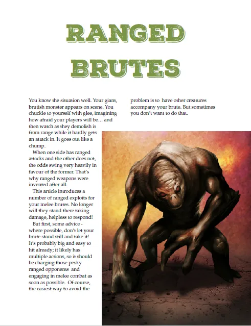 EN Publishing Ranged Brutes WOIN PDF stridsexploits