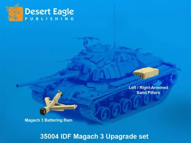ROSSAGRAPH QW/DEP-35004 modellset Magach 3 murbräcka 1:35