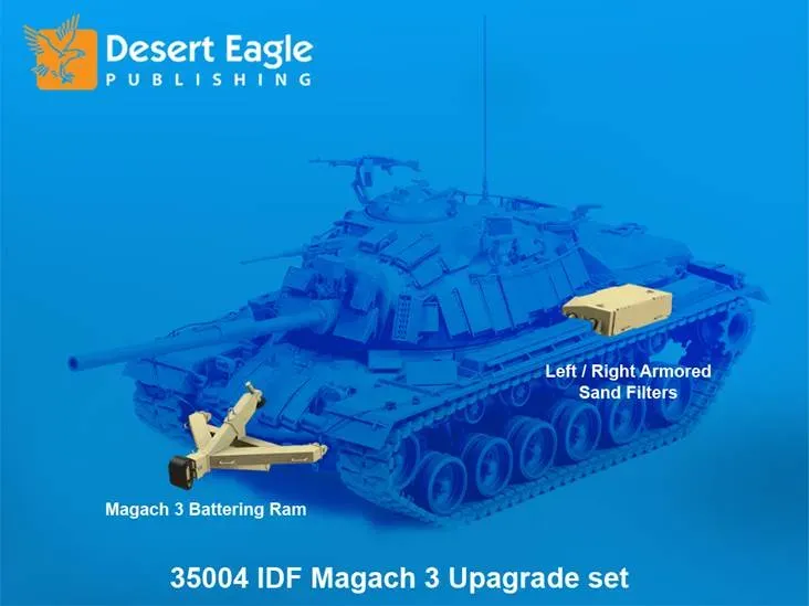 ROSSAGRAPH QW/DEP-35004 modellset Magach 3 murbräcka 1:35