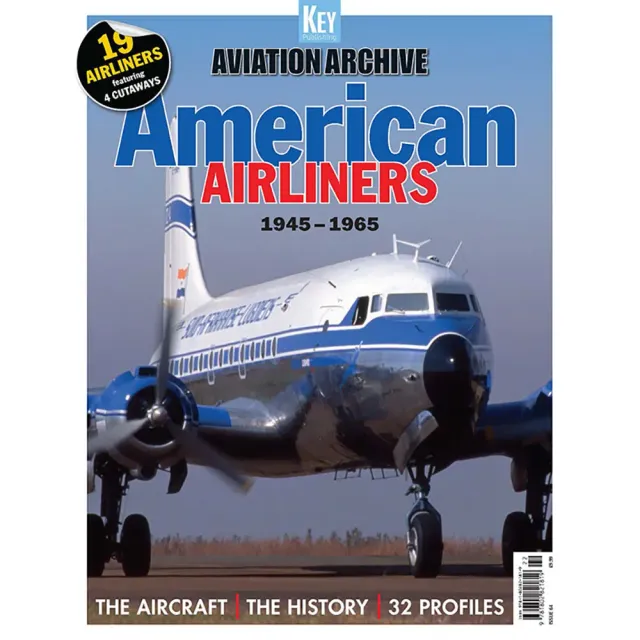 Aviation Archive American Airliners 1945-1965 tidning engelsk