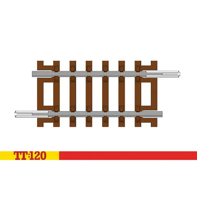 Hornby TT:120 TT8011 räls kvart rak 41 mm