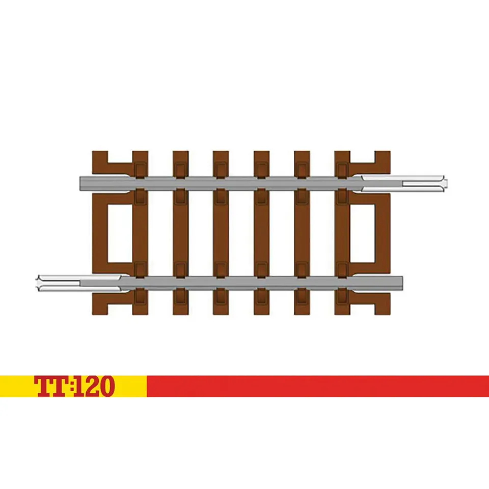 Hornby TT:120 TT8011 räls kvart rak 41 mm
