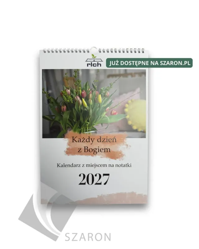 Sharon Każdy dzień z Bogiem 2027 väggkalender bibelverser