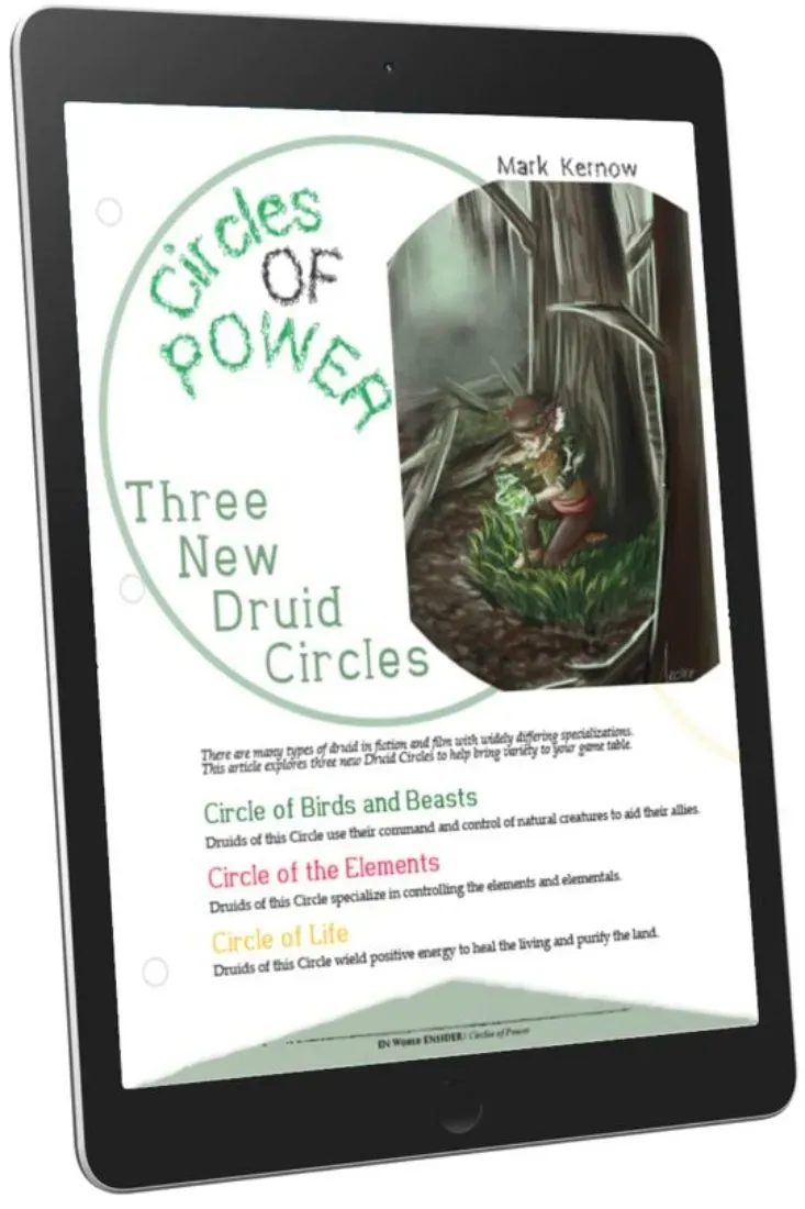 EN Publishing Circles of Power druid PDF 3 cirklar