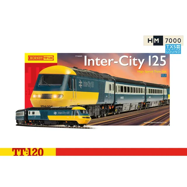 Hornby TT:120 Inter-City 125 tågset med ljud 4-delar