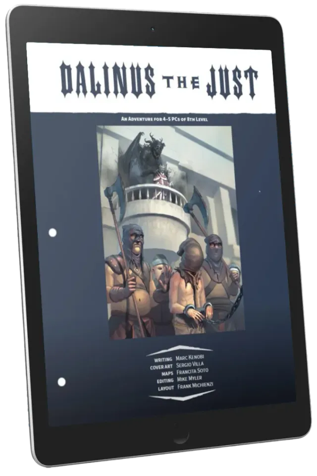 EN Publishing Dalinus the Just äventyr PDF nivå 8