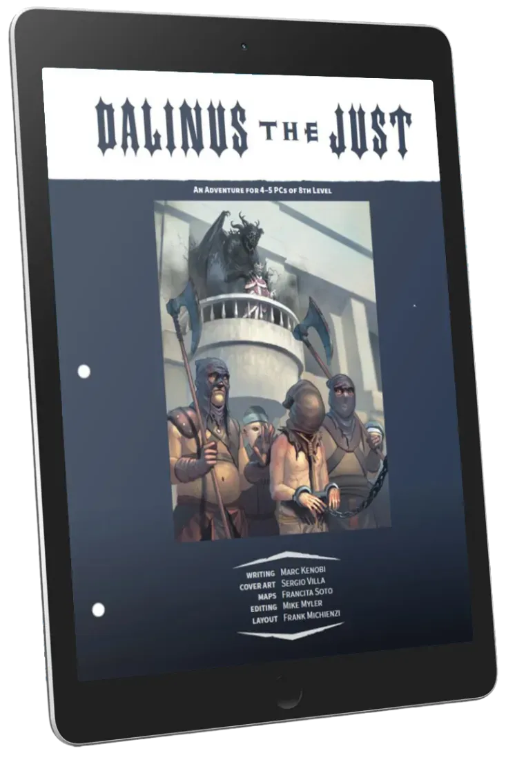EN Publishing Dalinus the Just äventyr PDF nivå 8