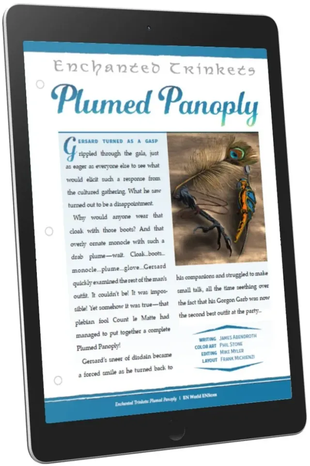 EN Publishing Enchanted Trinkets Plumed Panoply pdf D&D 5e