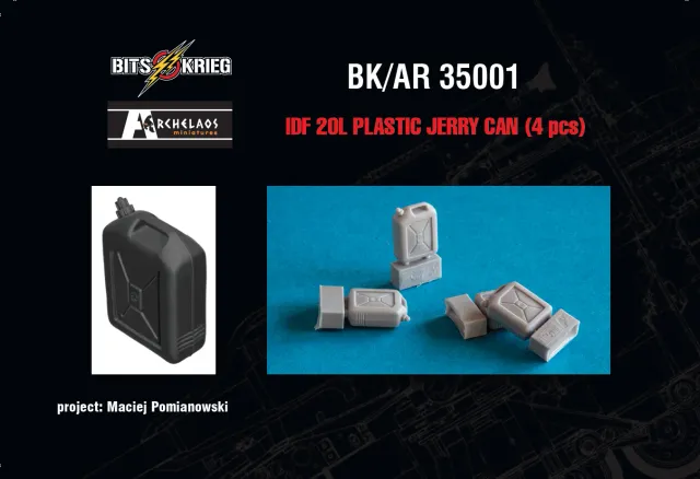 Rossagraph QW/AR-35001 dunkar 1:35 IDF 20L plast 4-pack