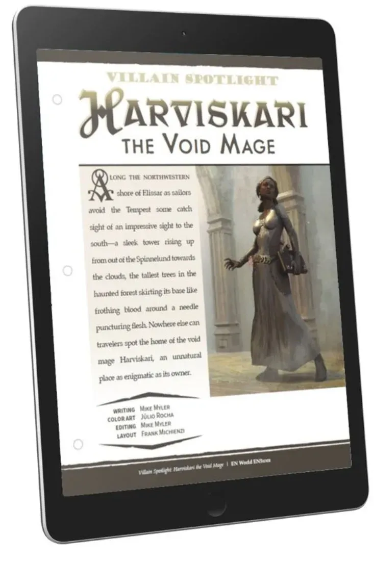 EN Publishing Harviskari the Void Mage skurk pdf